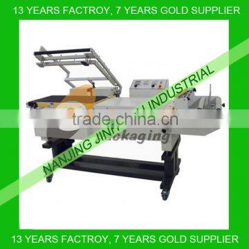 Semi-automatic L-bar book sealer/shrink wrapping machine