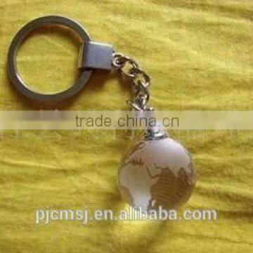 Crystal glass ball Keychain for decration & gifts souvenirs 2015 crystal keychain