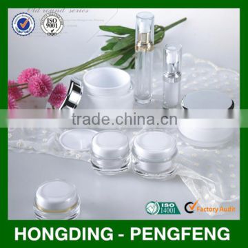 30ml acrylic bottle Plastic Bottle and jar 15/30/50/100 ml Cosmetic Use cosmetic container