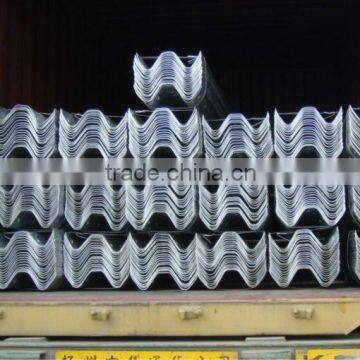 Galvanized steel guardrail , Galvanised steel guardrail, steel guardrail