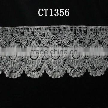 high quality cotton embroidery african lace trim