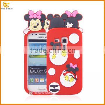 cartoon silicon case for samsung galaxy s3 mini