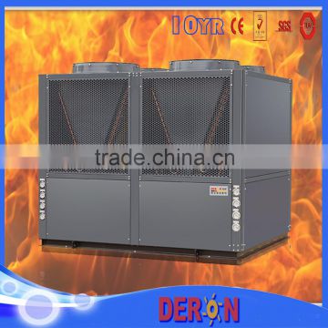 Commercial air to water heat pump high temperature inverter monoblock for heating cooling, hot water max 80 Degree C