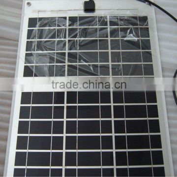 30W Semi flex monocrystalline silicon solar panel