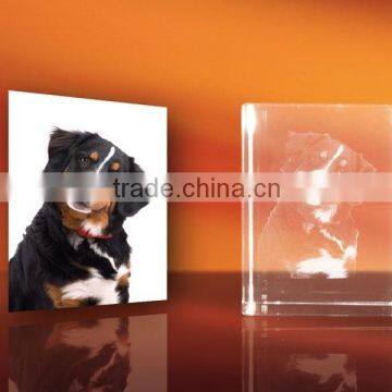 Optic Crystal Glass Baby Laser Engraved Lovely (R-1425) photo-3