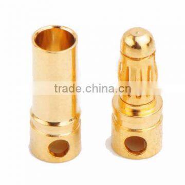 3.5mm banana plug and socket gold connector banana plug
