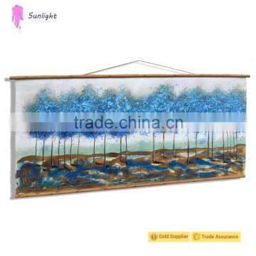 New Model Beautiful Modern Handmade Scenery Paintings Art On Canvas