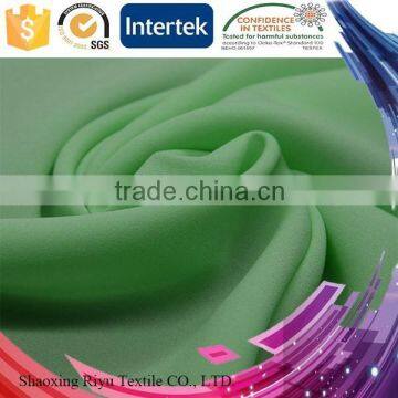 Top 75GSM chiffon elastic polyester fabric hot for blouses