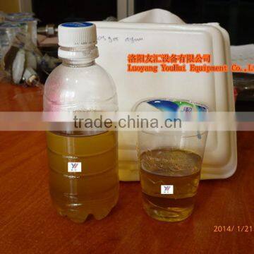 Refined oil light yellow used car oil recycle plant Good color tasteless