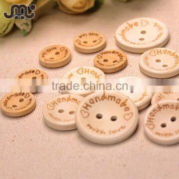 Custom bulk small wooden shirt buttons