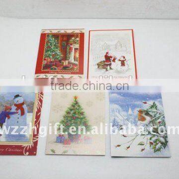 Big promotion cheap custom printed flash cards, flashing card in christmas