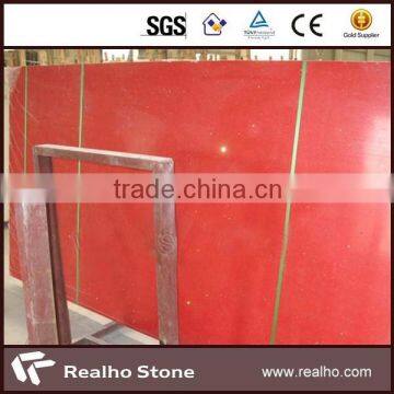 hot sale red quartz stone kitchen tops