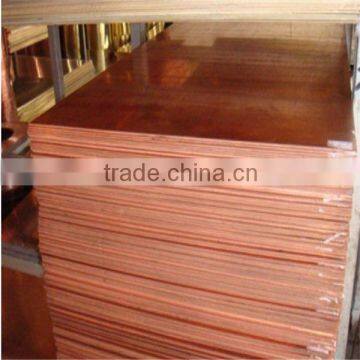 China supply copper plate copper sheet with competitive price