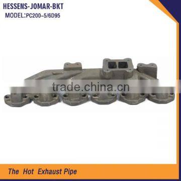 China Manufacturer PC200-5 6D95 exhaust pipe for sale