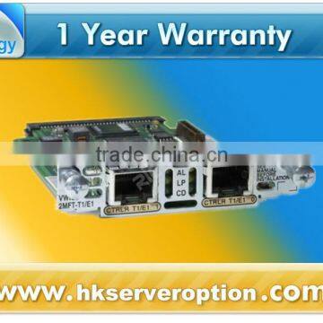 VWIC2-2MFT-T1/E1 3900 Series Interfaces EHWIC, HWIC, WIC, VIC, VWIC 2-Port 2nd Gen Multiflex Trunk Voice/WAN Int. Card - T1/E