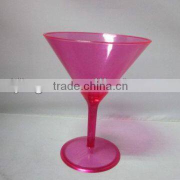 Plastic red wine glass