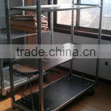 Display Flower Trolley, cart.Danish Trolley.Gardening Transport Cart, Steel Rolling Trolley Tool cart.Greenhouse Equiment