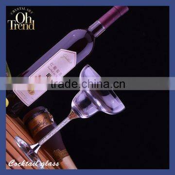 Indoor/ Outdoor Crystal Stemware Cocktail Glasses Decorate Margarita Glass photo-5