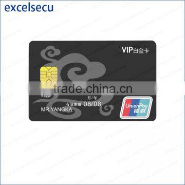 High Security ISO Standard Size ABS Plastic Contact Chip Visa Card