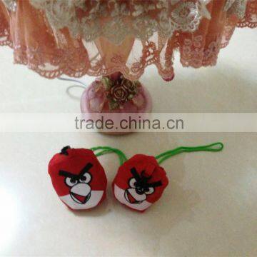 red color folding bag,polyester folding bag,recycle folding bag