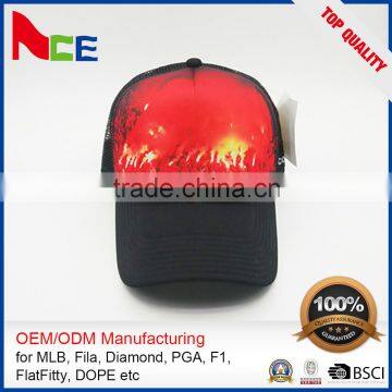 Promotional Cheap Custom Printing Sublimation Distressed Trucker Cap