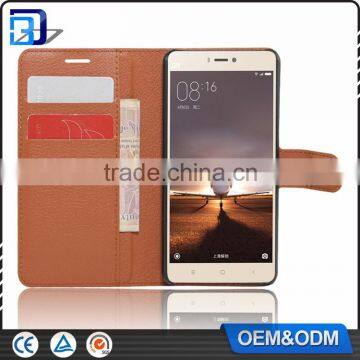 Cell Phone Case For Xiaomi Mi4S , Wallet PU Leather Flip Cover Case For Xiaomi Mi4S mobile phones accessories