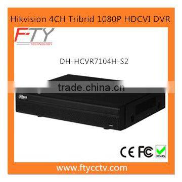 2016 New Products DH-HCVR7104H-S2 4CH Tribrid 1080P 1 Hard Disk HDCVI DVR