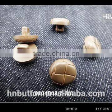 factory wholesale imit leathe bamboo skin buttons for garment