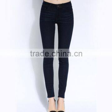 Women Custom Brand Jeans Trousers 2016 Latest Designs Slim Fit Pants Wholesale