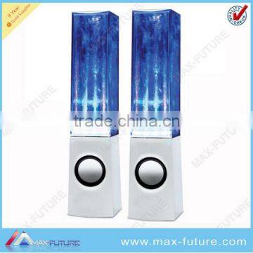 2.0 Channel Water Dancing Mini Speaker,With Sound Responsive Light Display