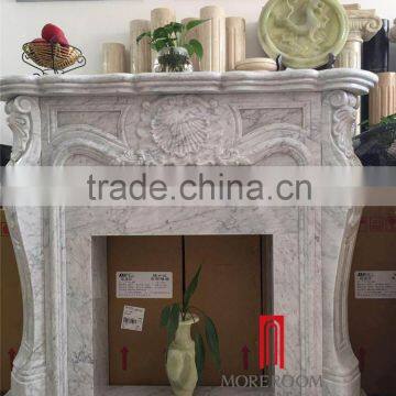 carrara white marble modern fireplace design for fireplace marble