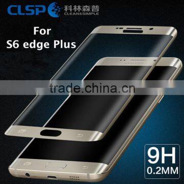 For Samsung Galaxy S6 edge+ tempered glass screen protector Curved design with retail package