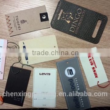 8*4cm Garment Tags Product Type and Garment,Shoes,Bags Use Fashion cloth tag garment hang tags