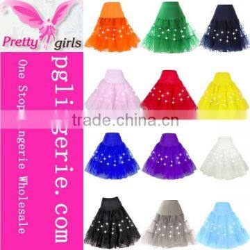 2016 Hot sale Women Tulle Adult Led Tutu Skirt Lights