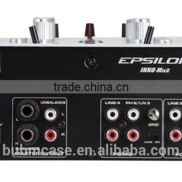 EPSILON INNO MIX 2 Channel 3-Band EQ Professional DJ Pro-Audio Scratch Mixer photo-4