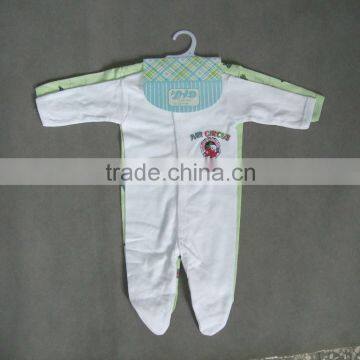 6-12 month long sleeve baby rompers baby clothes set