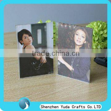 custom cheap sex desktop acrylic photo picture frame for exhibition wholesale