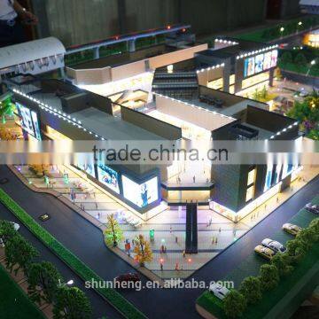 Plaza miniature scale architectural model making in scale 1/100