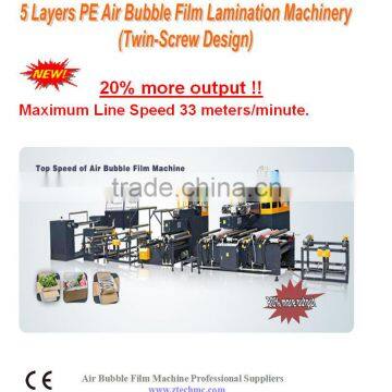 No.1 5 Layers Model Extrusion Air Bubble Film Machine From Chinese Suppliers photo-6
