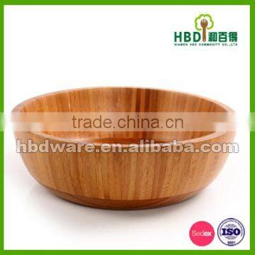 Bamboo Wooden Salad Bowls With Server Wholesale photo-3