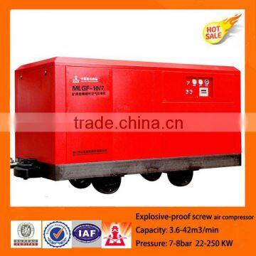 World top brand kaishan explosive-proof series air compressor for mining