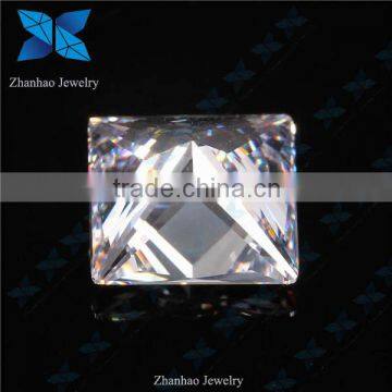 Women White Large cz Stone