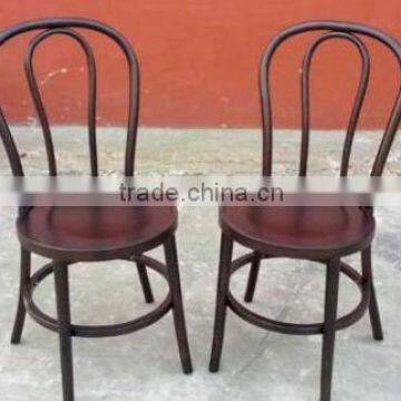 Brown Stacking Bentwood Thonet Chair photo-2