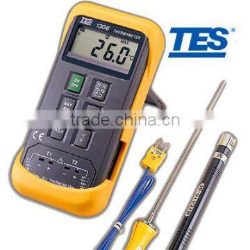 TES-1306 Dual Channel K/J Thermometer