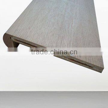 Plywood core board with maple veneer stair tread