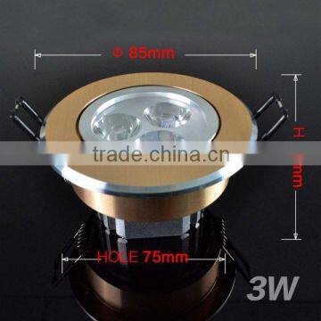 3W LED Recessed Ceiling Light