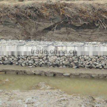 pvc-coated/ galfan gabion stone box use for Protection engineering of seaside area