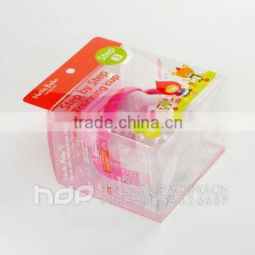 Eco-friendly plastic baby feeder packing box