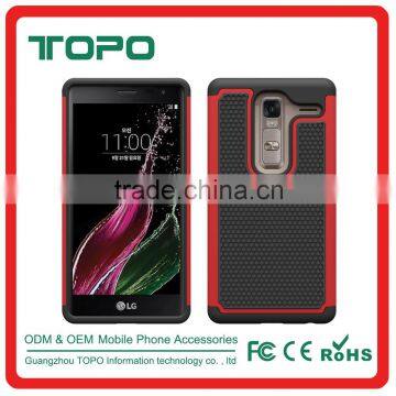 Rugged Durable Impact Resistant Shockproof Double Layer Cover Hard Armor Shield Shell And Soft Silicone Skin for LG H740
