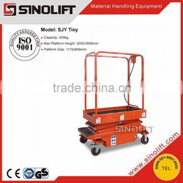 2016 SINOLIFT SJY Mini Mobile Scissor Lift with CE Certificates